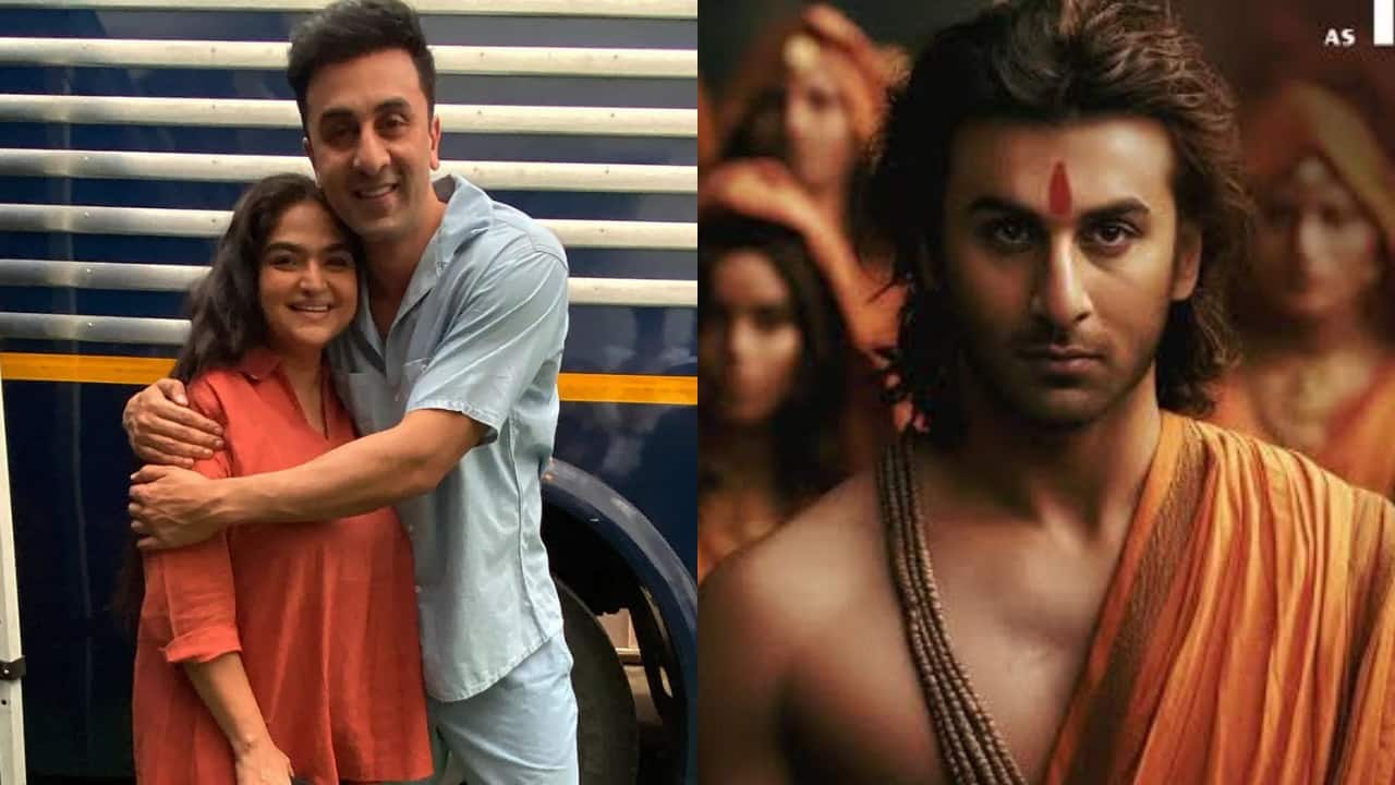Ranbir Kapoor hugs his 'Ramayana' co-actor Indira Krishna on the set, actress says, 'Thank you for love and kindness'