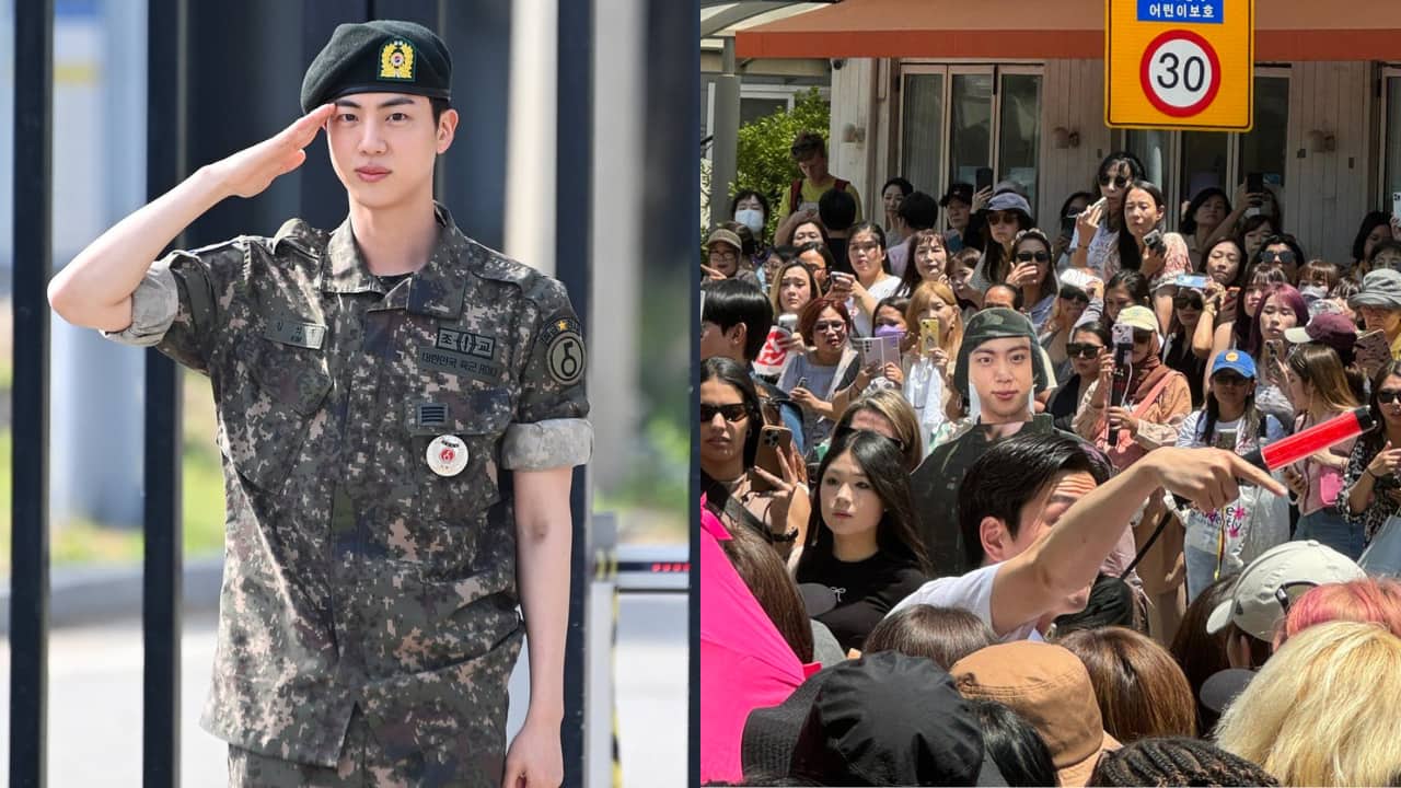 BTS’ Jin thanks reporters and fans as he completes military service; says, 'Our ARMY is the best'
