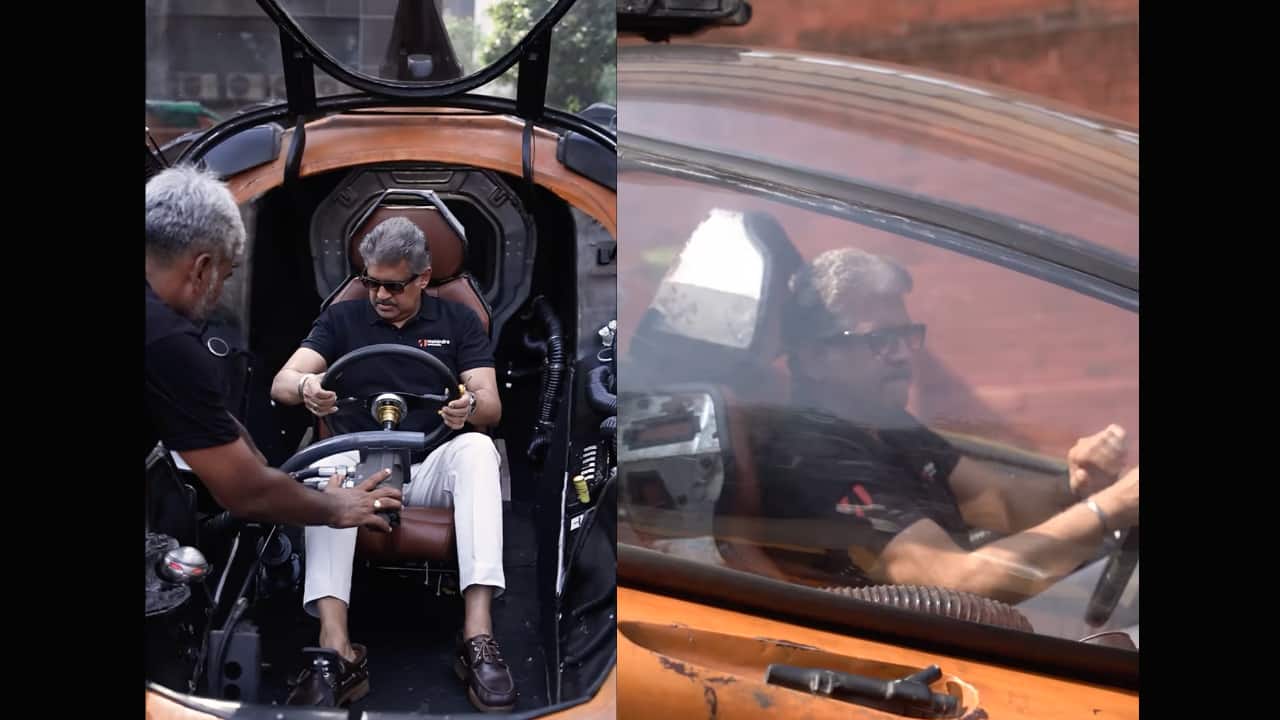Anand Mahindra meets the futuristic Bujji from ‘Kalki 2898 AD’; businessman takes it for a spin Anand Mahindra meets the futuristic Bujji from ‘Kalki 2898 AD’; businessman takes it for a spin