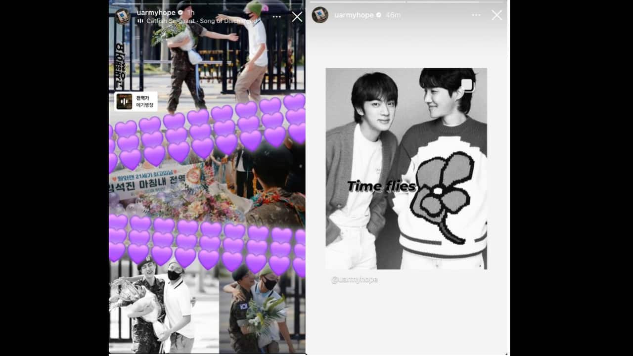 BTS' Jin's staff celebrated his return from military service in a special way; j-Hope shares a sneak peek