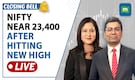 Live: Nifty around 23,400 after Hitting New High| IT & Chemical Stocks In Focus| Closing Bell
