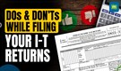 ITR filing mistakes: Common errors to avoid while filing income tax return