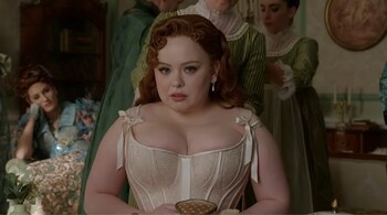 This is not the first time that Coughlan had to deal with body shaming for her role as Penelope Featherington. (Image via X)