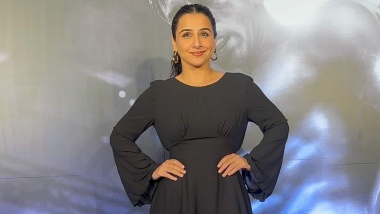 Vidya Balan stuns in a black dress at the 'Chandu Champion' screening, shocks all with her stunning weight loss