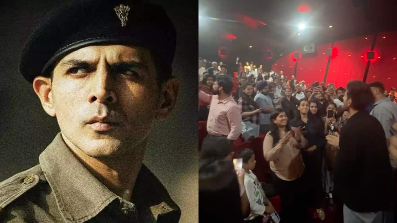 Kartik Aaryan pays a surprise visit to a theatre and thanks his fans for supporting him, watch Kartik Aaryan pays a surprise visit to a theatre and thanks his fans for supporting him, watch