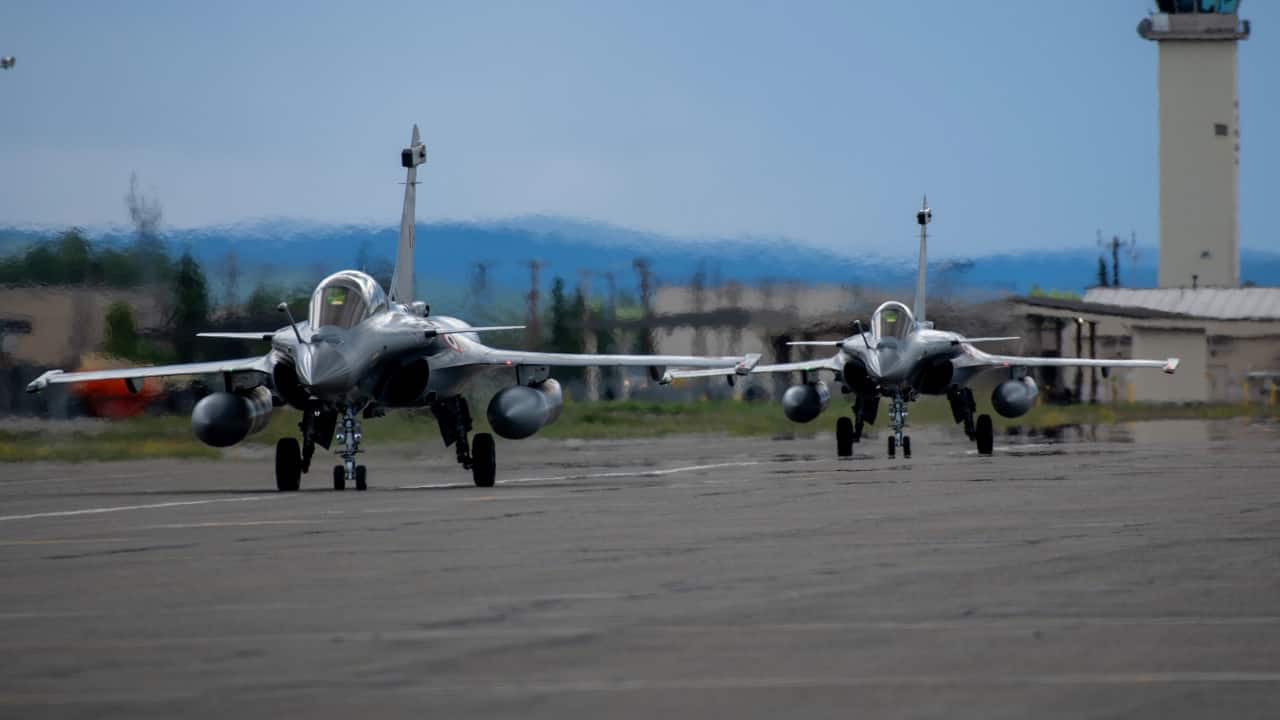 The transatlantic ferry of Rafale fighter aircraft was enabled by the IL-78 Air to Air Refuellers (AAR).Photo: Eielson Air Force Base