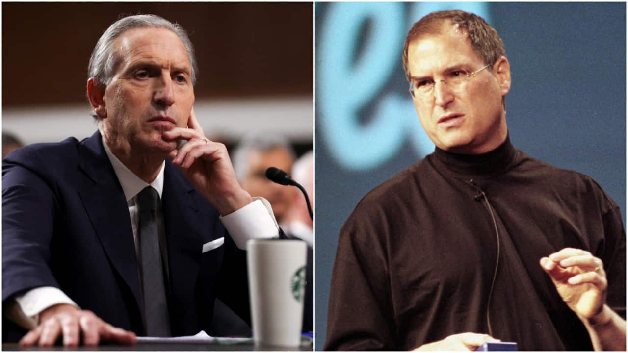 Starbucks's ex-CEO Howard Schultz says Steve Jobs ‘screamed in his face’: 'Fire all those people'