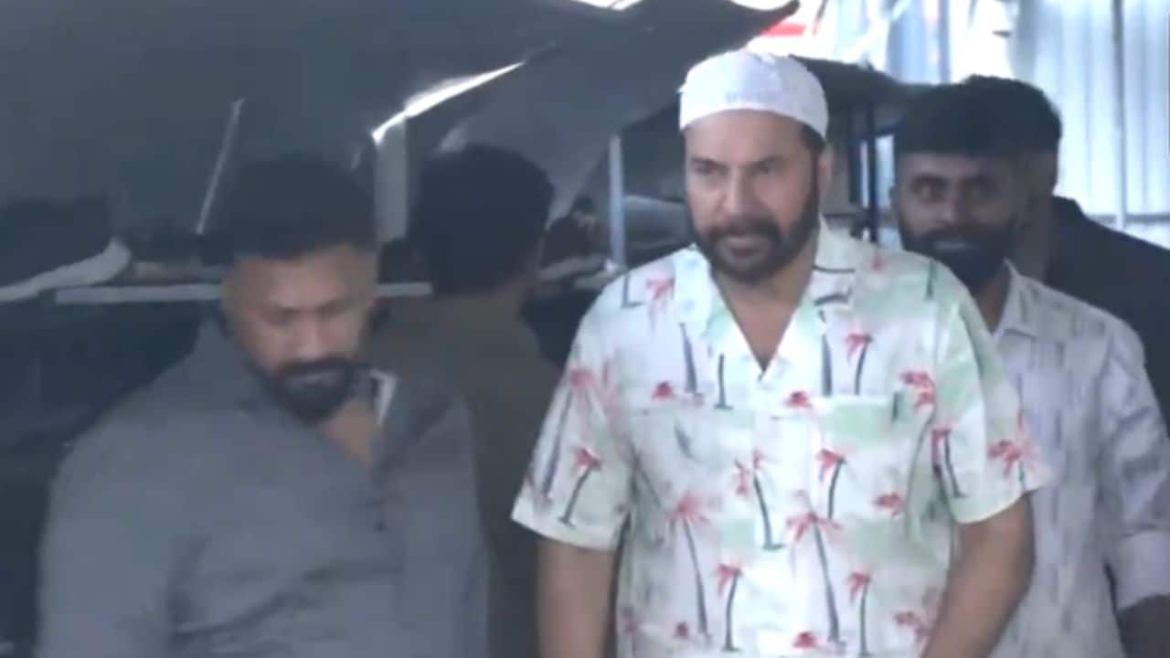 Eid Ul Adha 2024: Malayalam Superstar Mammootty offers prayers at Juma Masjid in Kochi