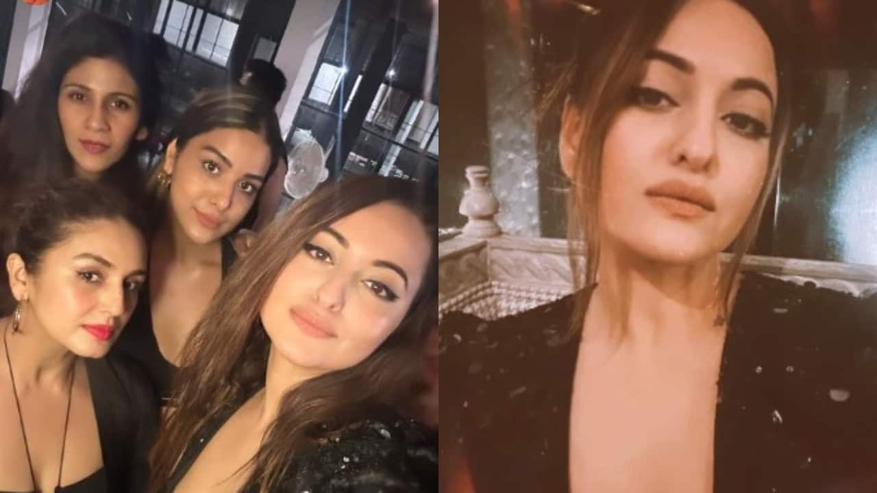 Sonakshi Sinha's secret bachelorette party: Huma Qureshi and other friends attend, bride-to-be shines in black