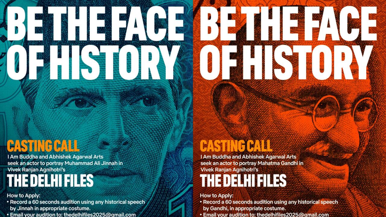 Vivek Agnihotri's 'IAmBuddha' opens the casting for 'The Delhi Files' on a pan India level