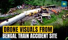 Kanchanjunga accident: Aerial view of Bengal train mishap shows extent of damage