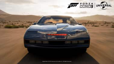 Action TV show Knight Rider's K.I.T.T.