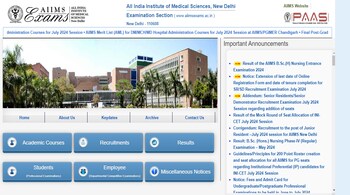 AIIMS BSc Nursing Result 2024