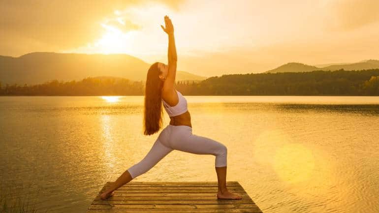 Best yoga pose: Warrior I (Virabhadrasana I) (Image: Canva)