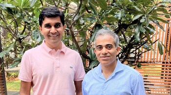 Swapnil Saykar (L) and Saurabh Mishra (R), cofounders of OrbitShift