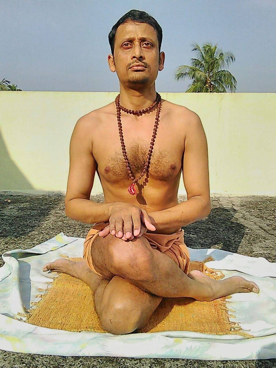 A yogi from the Bihar School of Yoga. (Image credit: Yogi Biswa via Wikimedia Commons 4.0)