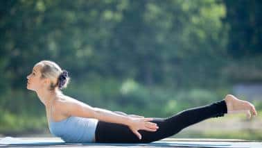 Best yoga asanas: Locust pose shalabhasana. (Image: Canva)