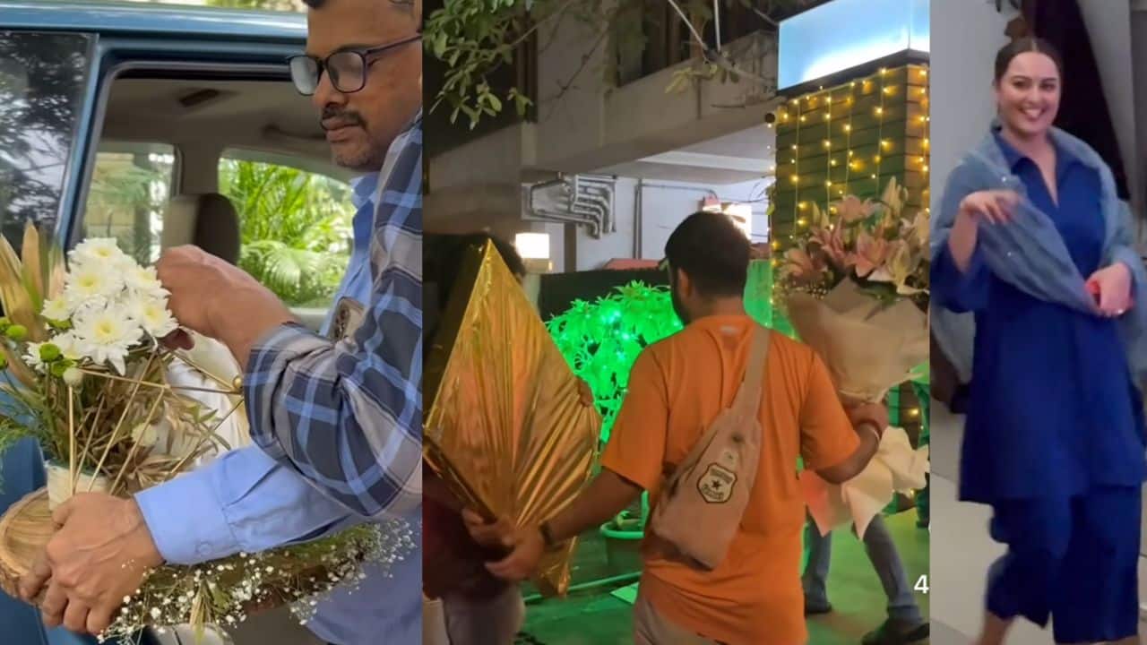 Sonakshi Sinha receives gifts from Manisha Koirala and filmmaker Ramesh Taurani ahead of her wedding with Zaheer Iqbal