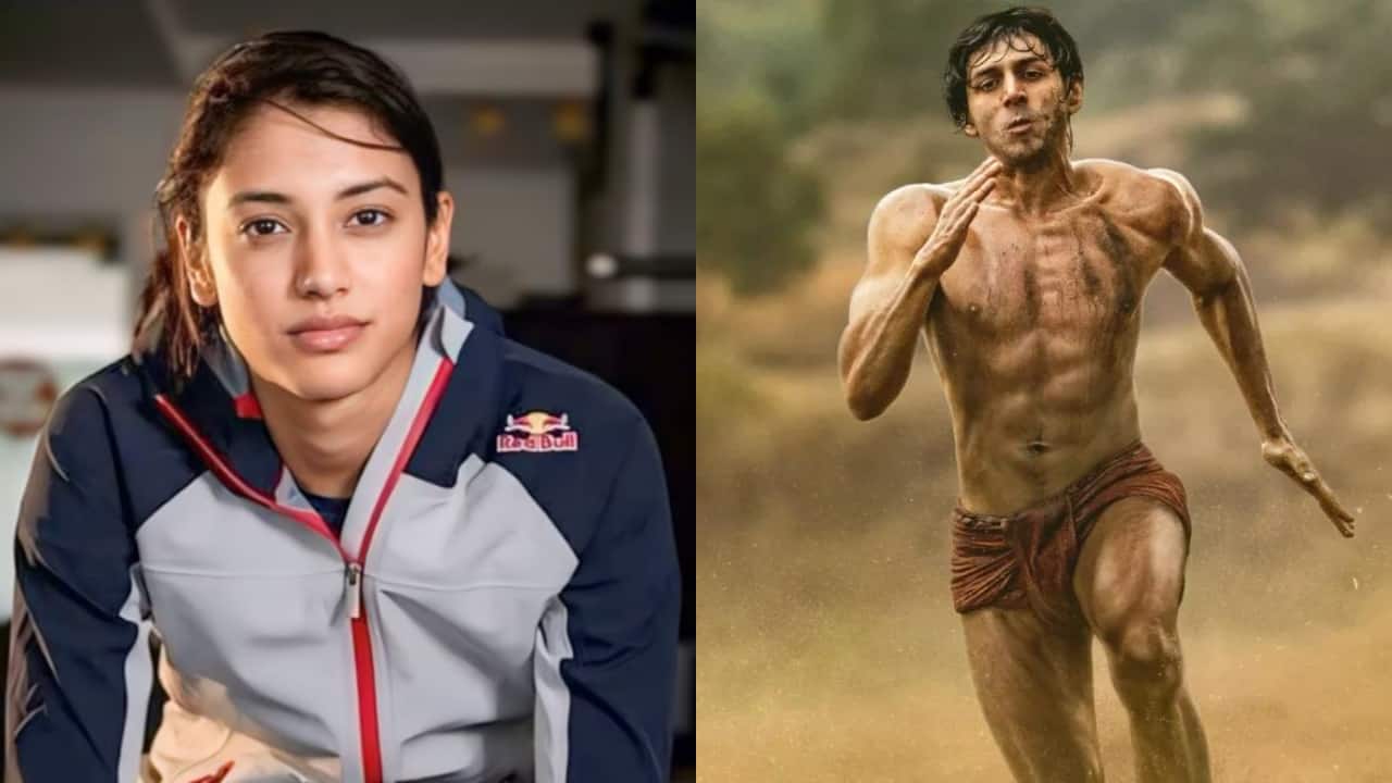 Indian cricketer Smriti Mandhana cheers and praises Kartik Aaryan’s 'Chandu Champion,’ calls it a ‘must watch’ Indian cricketer Smriti Mandhana cheers and praises Kartik Aaryan’s 'Chandu Champion,’ calls it a ‘must watch’