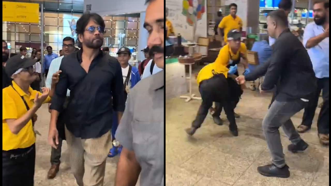 Nagarjuna Akkineni's bodyguard pushes a disabled fan on airport, actor apologises on Twitter saying "it won't happen in future"