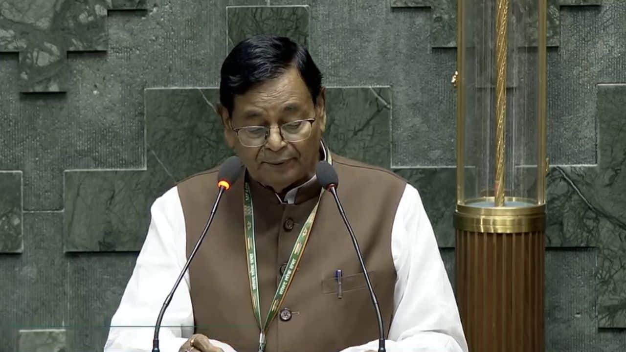 Dileshwar Kamait, JD(U) takes oath as Member of Parliament (Supaul, Bihar)