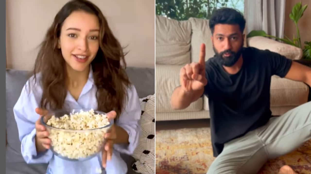 BadNews actors Vicky Kaushal, Ammy Virk and Triptii Dimri make trailer announcement in a quirky way, watch here