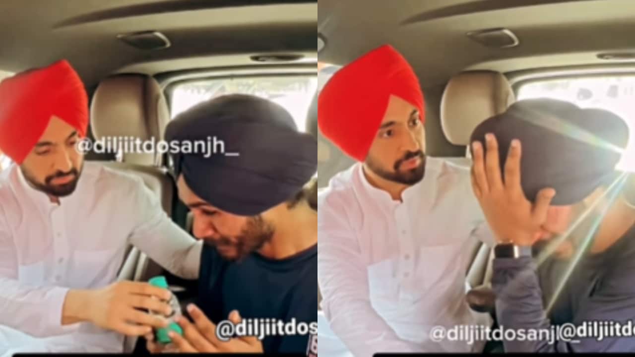 Diljit Dosanjh wins hearts as he offers water to a fan who starts crying after seeing him, watch video