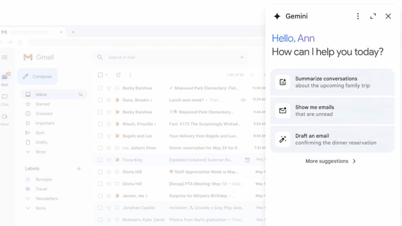 Google brings Gemini AI to Gmail, Google Docs, Sheets and more on web, Android and iOS: All details