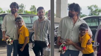 Nagarjuna with fan
