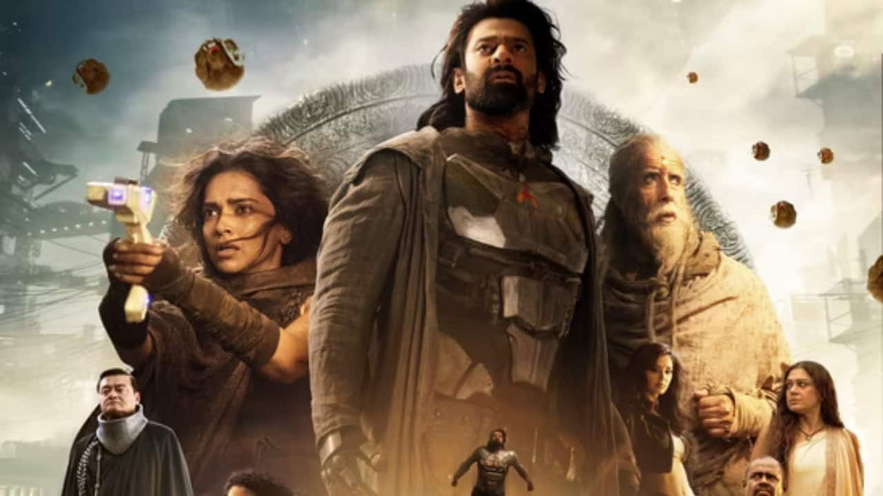 Kalki 2898 AD: Fans celebrate Prabhas' film by bursting crackers outside cinema halls in Hyderabad