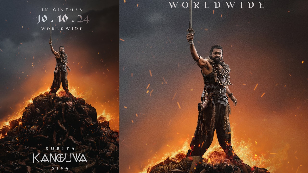 Mega announcement - 'Kanguva' 'featuring Suriya to release on 10th October 2024