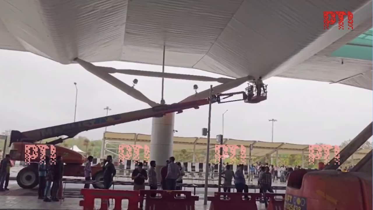 Delhi airport roof collapse: One killed, six injured after portion of roof collapses at Delhi airport's T-1