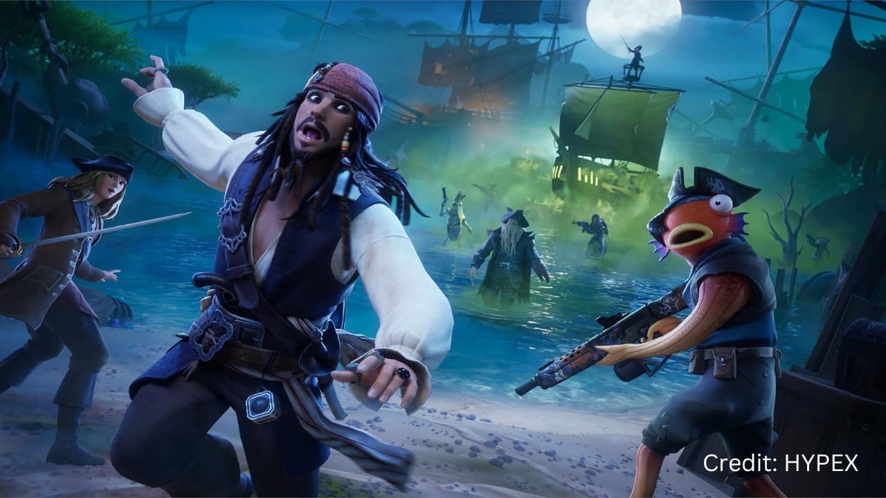 Pirates of the Caribbean is coming to Fortnite this July