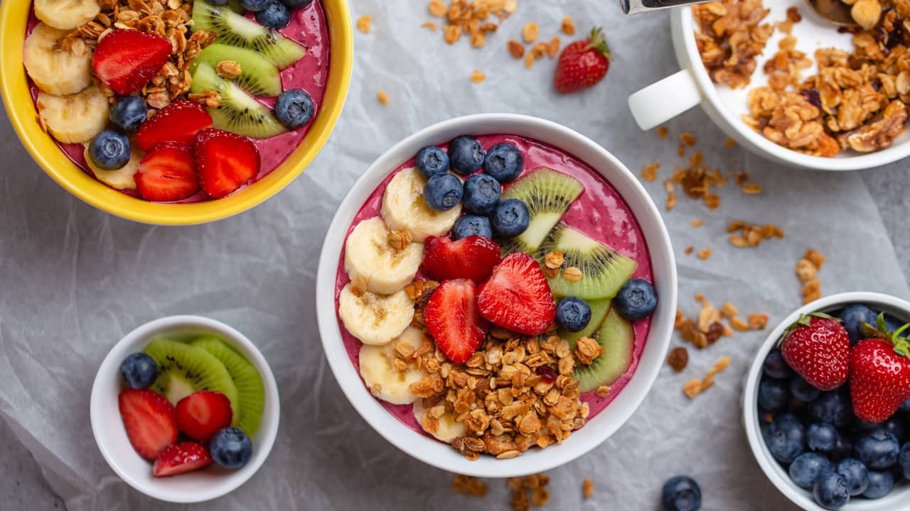 5 healthiest breakfast bowl recipes: Try the Quinoa Breakfast Bowl or the Classic Acai Bowl
