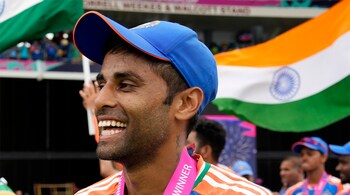 Suryakumar Yadav's catch turned the final around in favour of Team India. (PTI Pic)