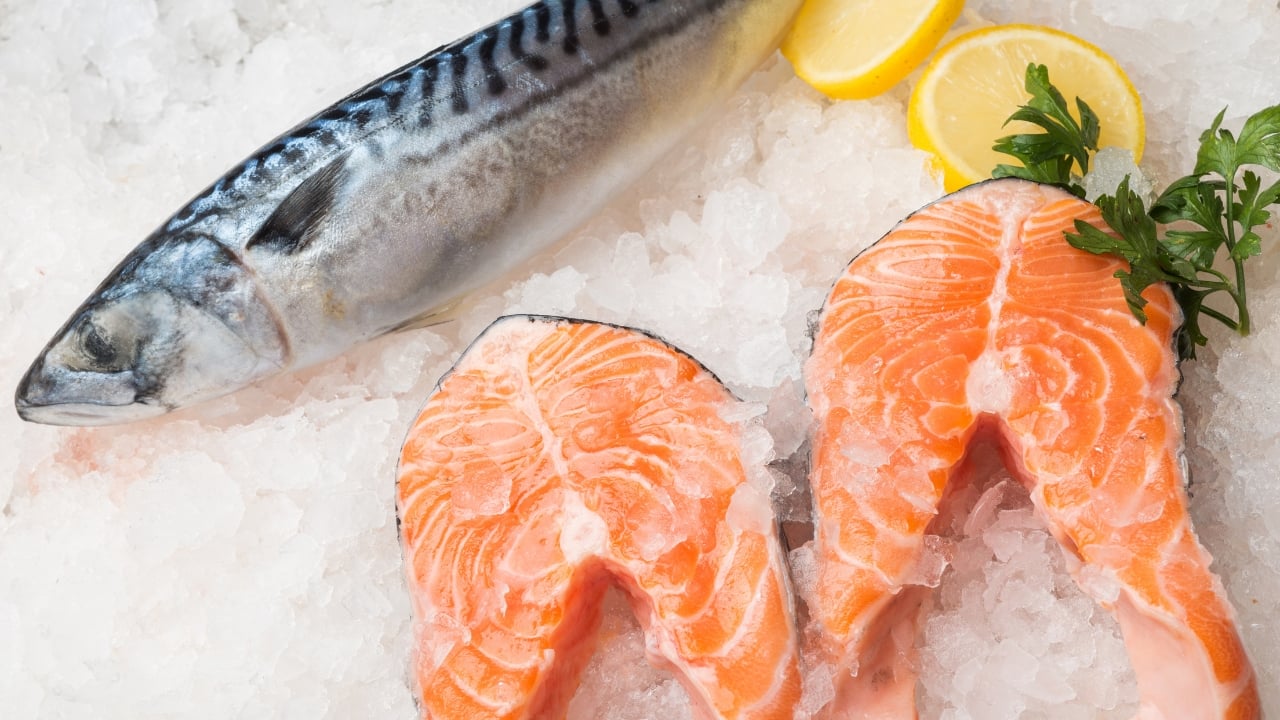 Fatty Fish: Rich in omega-3 fatty acids, fishlike salmon, mackerel, and sardines can lower triglycerides and raise HDL cholesterol (the &quot;good&quot; cholesterol). Including fatty fish in your diet at least twice a week can provide heart-healthy benefits. Omega-3 fatty acids help reduce inflammation and improve overall cardiovascular function, making them an excellent choice for heart health. (Image: Canva)