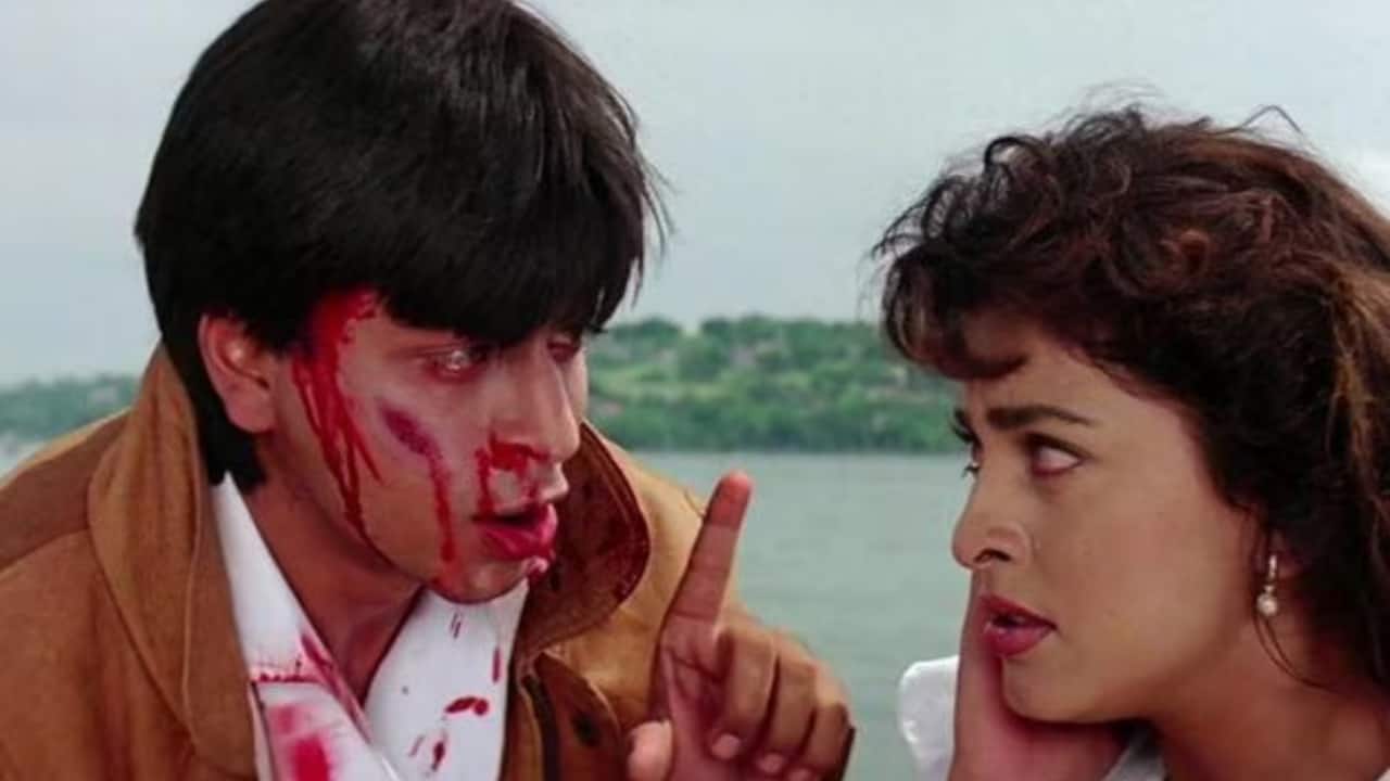 Juhi Chawla reveals Shah Rukh Khan picked up ‘K-K-K-Kiran’ dialogue from Yash Chopra’s stammering Juhi Chawla reveals Shah Rukh Khan picked up ‘K-K-K-Kiran’ dialogue from Yash Chopra’s stammering