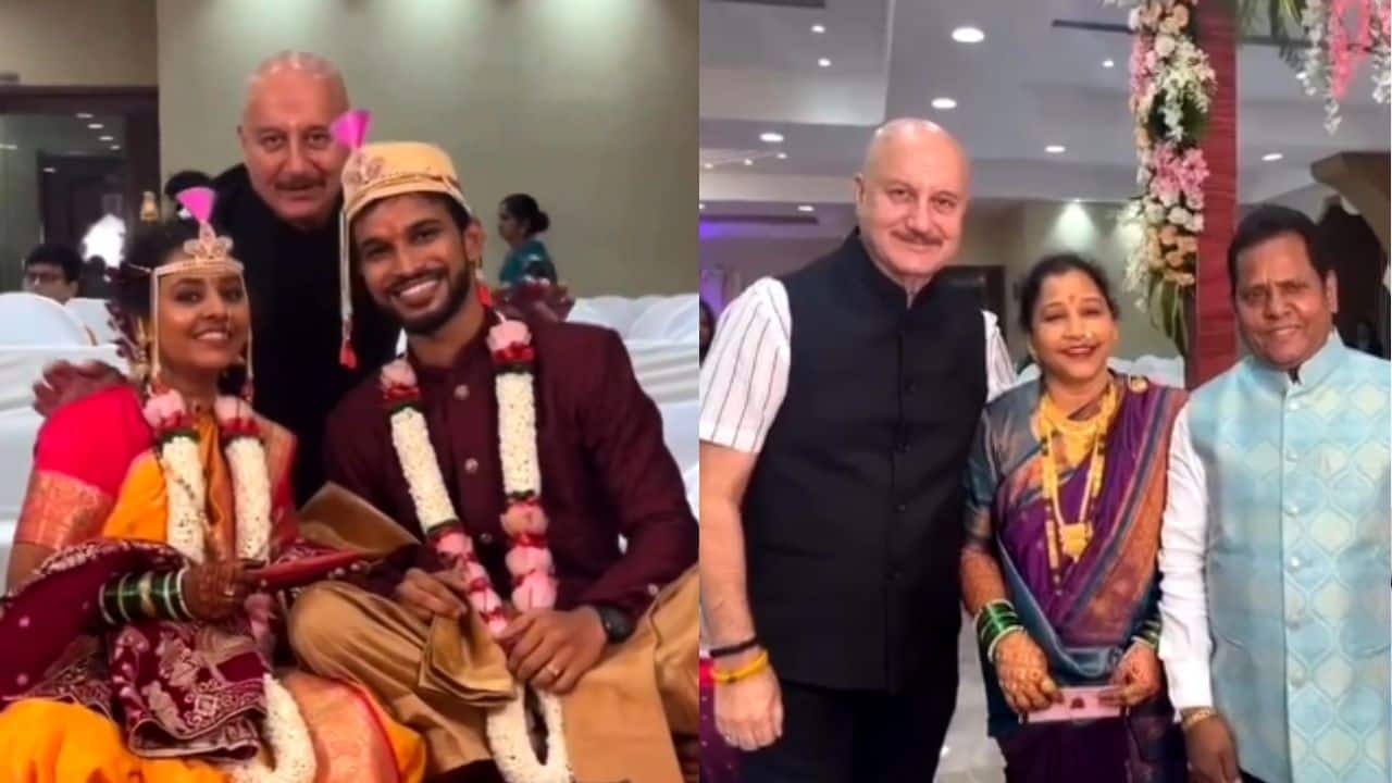 Anupam Kher shares glimpes from his assistant's daughter's wedding, watch video