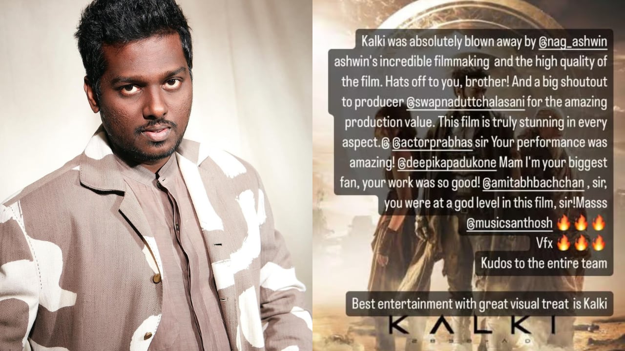Kalki 2898 AD: Atlee raves over Nag Ashwin's film, hails Amitabh Bachchan as ‘god level’ Kalki 2898 AD: Atlee raves over Nag Ashwin's film, hails Amitabh Bachchan as ‘god level’
