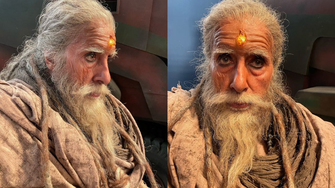 Amitabh Bachchan looks extraordinary as Ashwatthama in BTS pics of Kalki 2898 AD