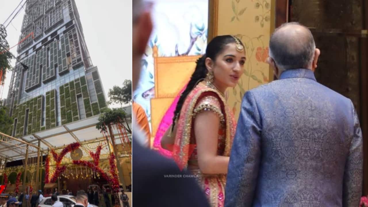 Anant Ambani, Radhika Merchant pre-wedding functions begin with Mameru ceremony, see pics of decoration and celebrations at Antilia