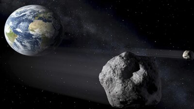 Asteroid 2024 YR4’s Impact Risk Drops, But Moon Collision Possible (Representative Image: Canva)