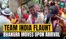 Team India Receives Grand Welcome With Bhangra And Dhol | Cuts Cake At ITC Maurya, Delhi