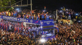 Team India Victory Parade in Mumbai with Rohit Sharma, Virat Kohli and others (PTI Photo)