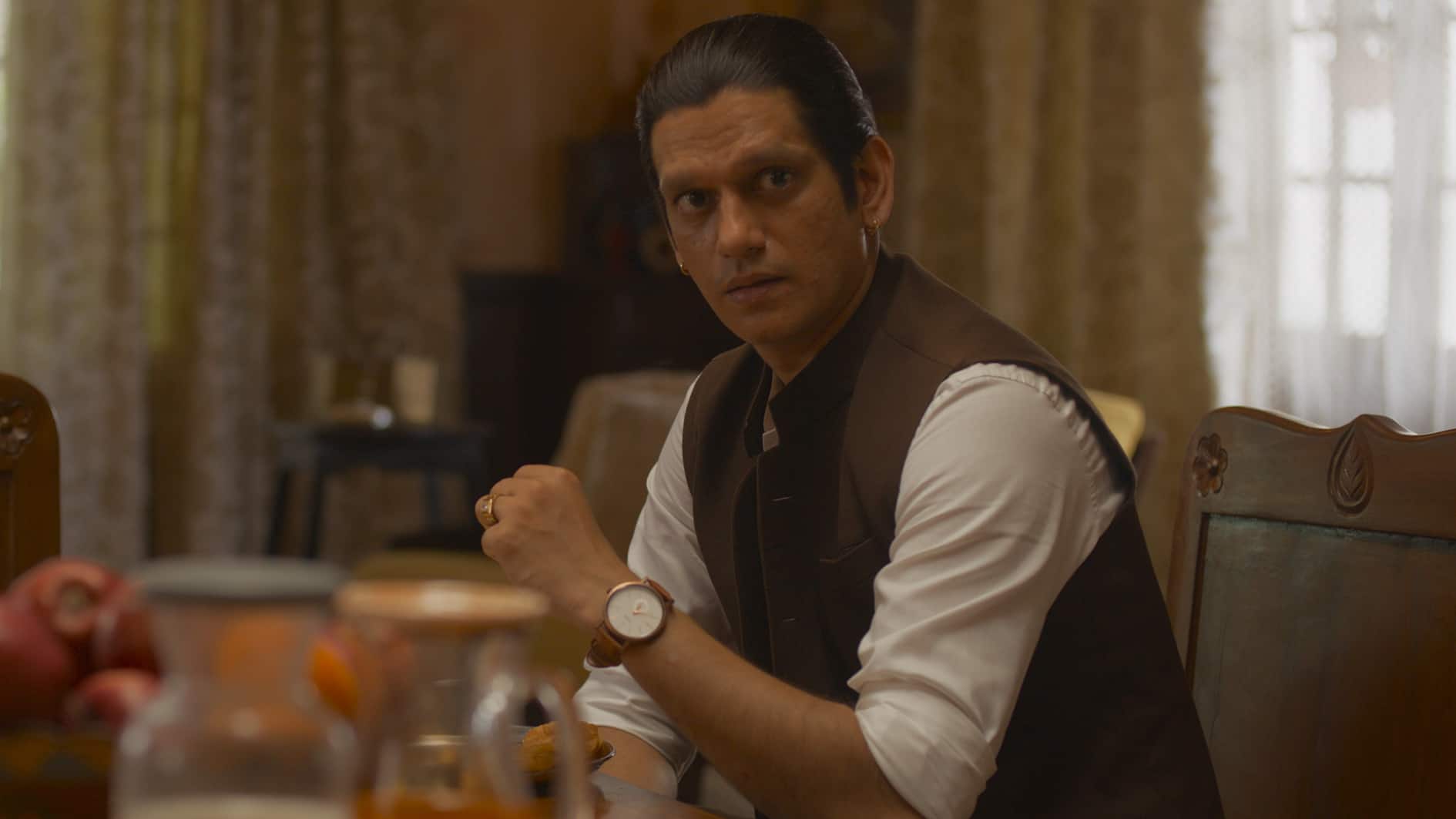 Mirzapur Season 3 cast: Vijay Varma as Chote Tyagi Shatrughan faces new challenges and plumbs new depths this season. (Photo courtesy Amazon Prime Video)