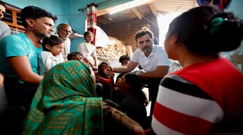 Rahul meets Hathras stampede victims' families