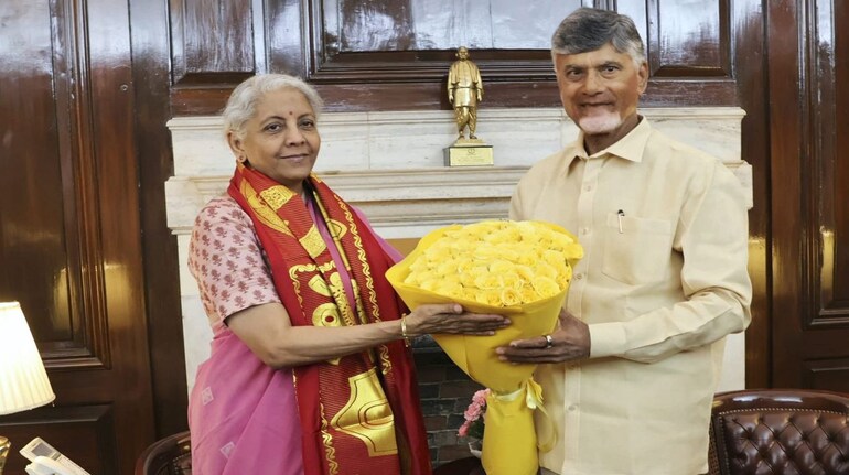 Naidu Urges Fm Sitharaman For Financial Rescue Of Debt-ridden Andhra 