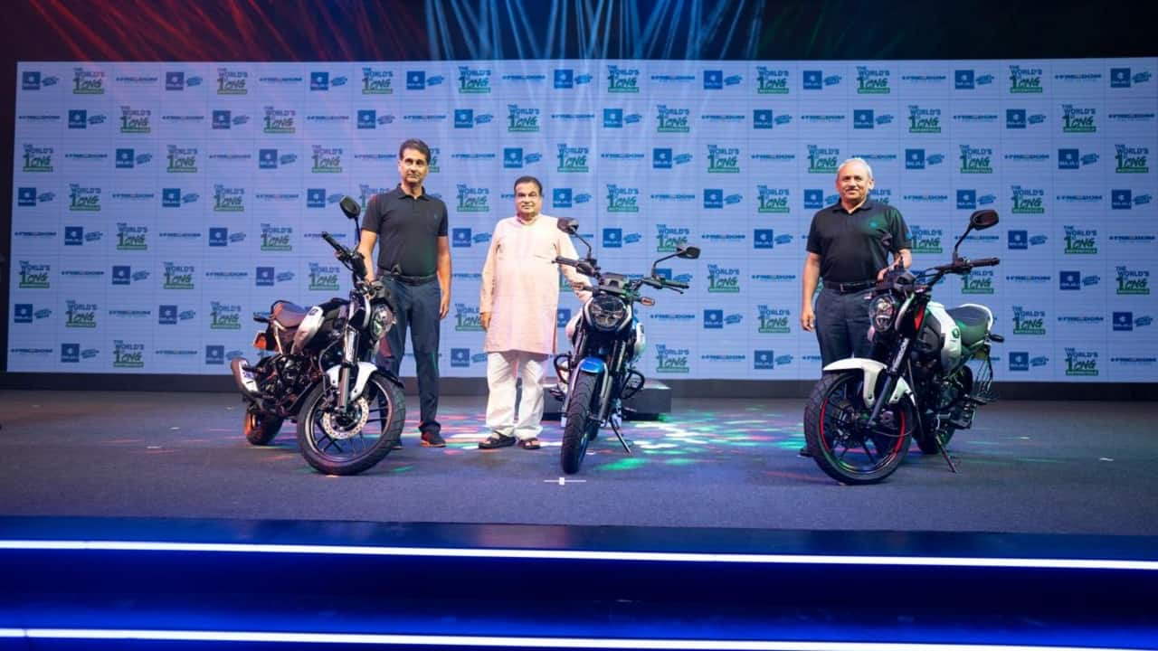 Ready to mass produce flex fuel vehicles, two-wheeler makers tell Nitin Gadkari