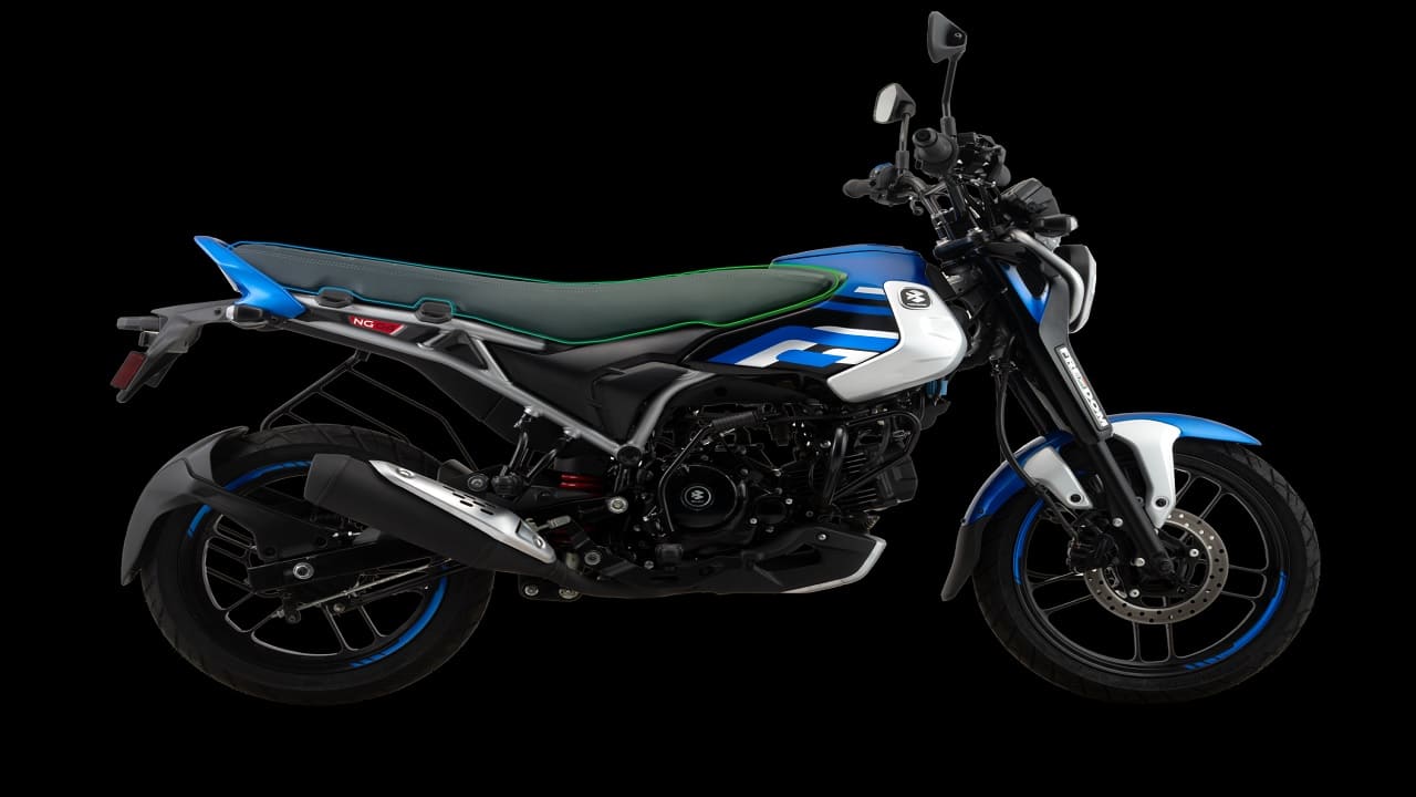  A horizontally inclined engine and a Link-Mono shock system optimize space and provide a stable ride. The design features a friendly saddle height of 825mm and a narrow mid-section for easy ground contact.(Company Photo)