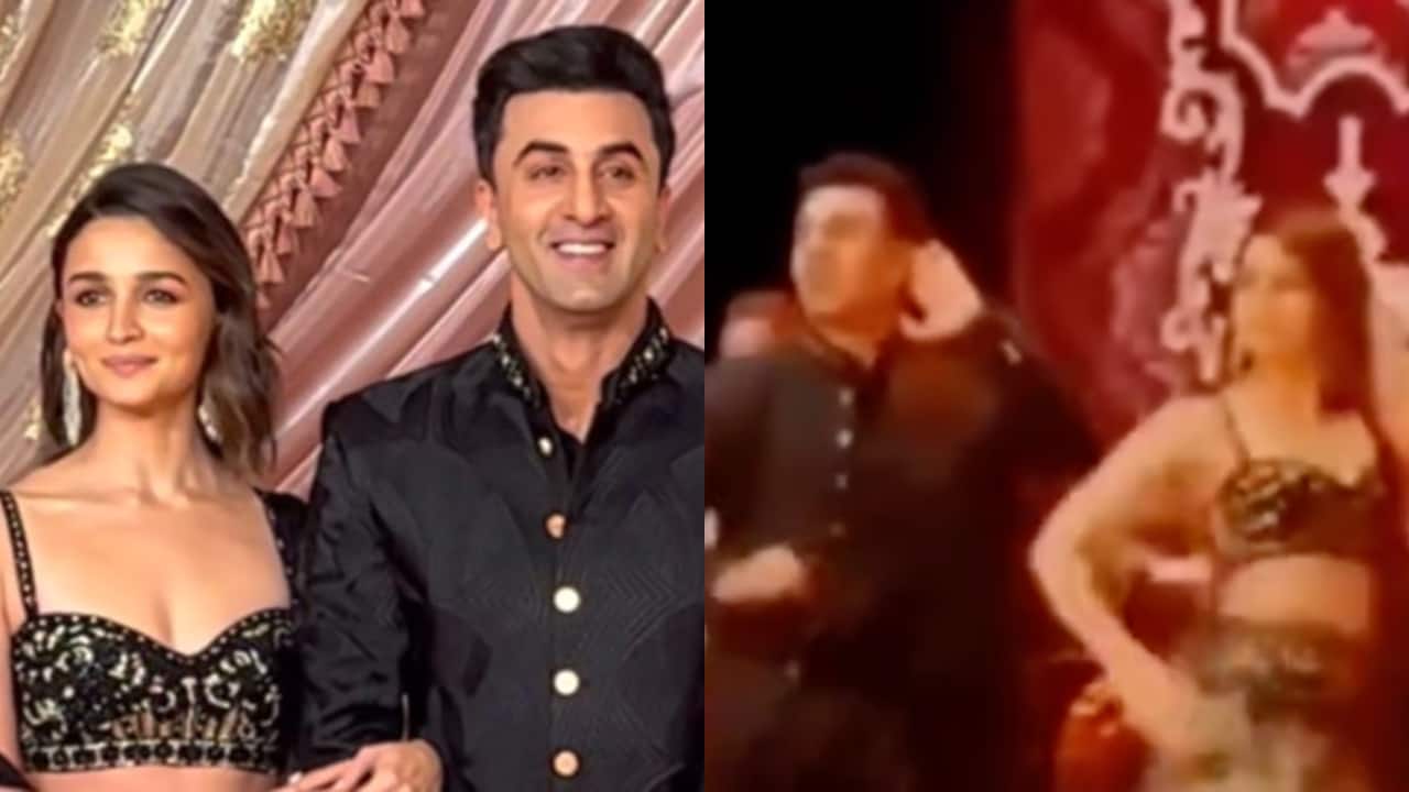 Alia Bhatt, Ranbir Kapoor set the stage on fire, do ‘thumkas’ together, watch